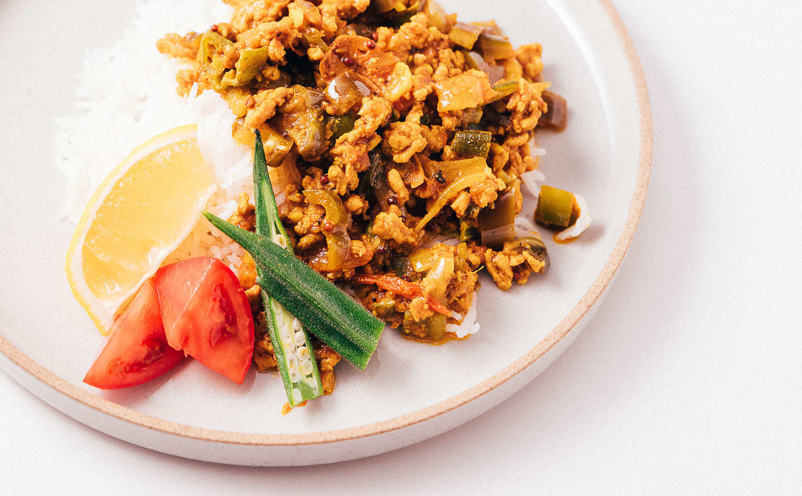 SN1で作る「夏野菜のキーマカレー」