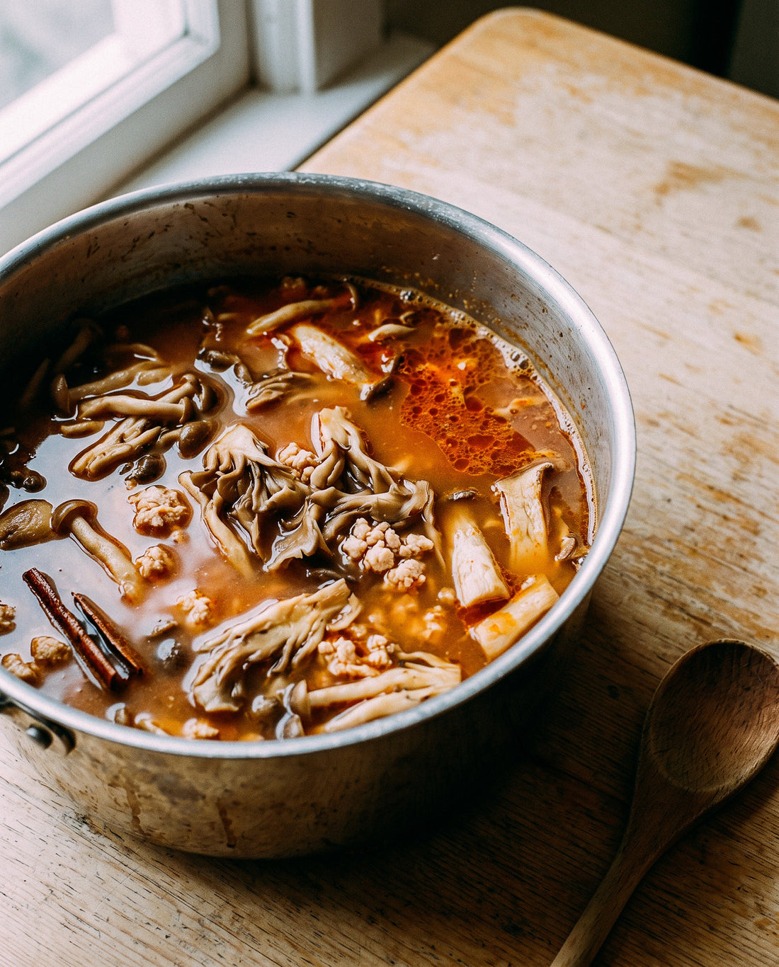 SN3で作る「きのこと鶏ひき肉のハーブカレー」