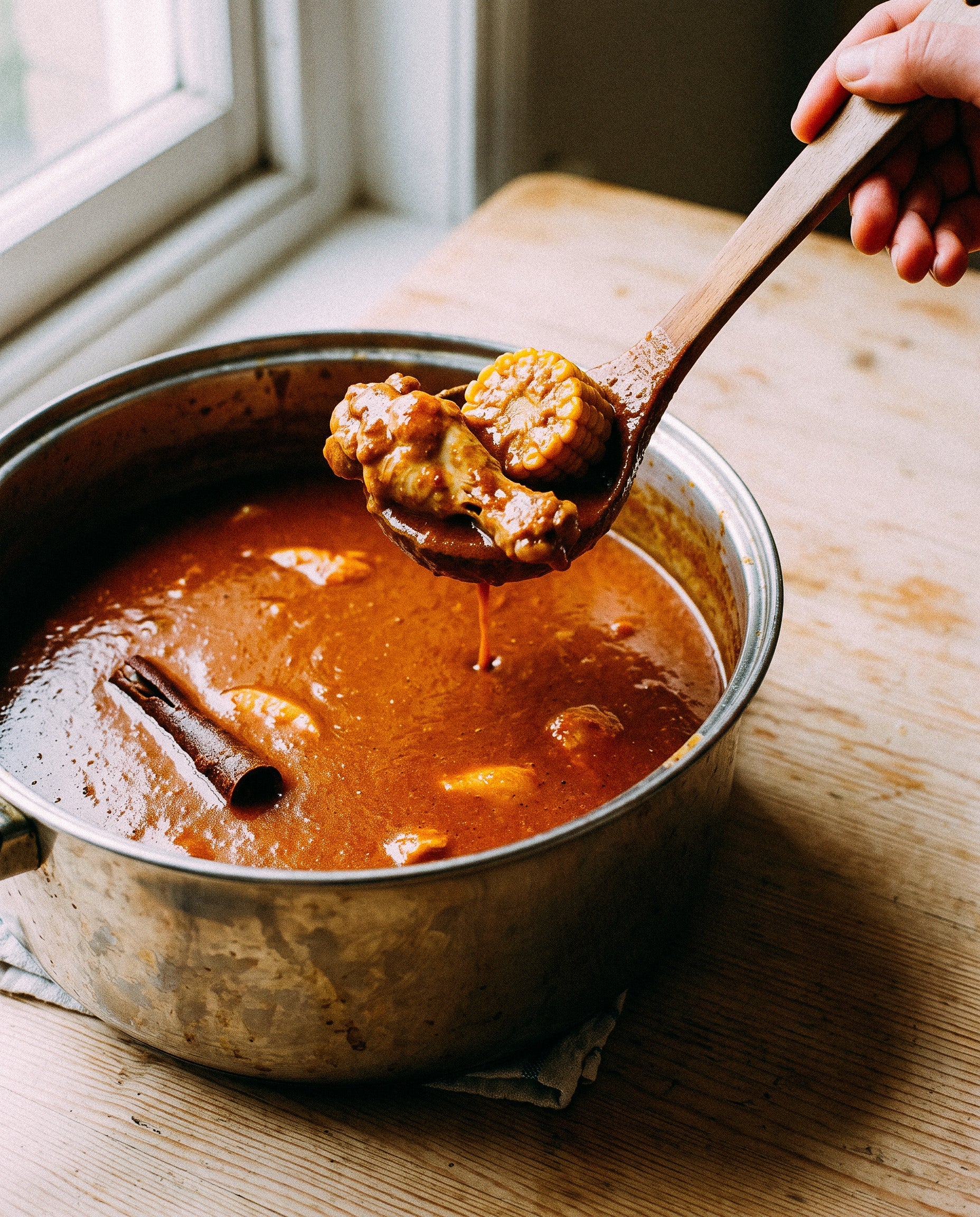 SN4で作る「手羽元ととうもろこしのごろごろカレー」