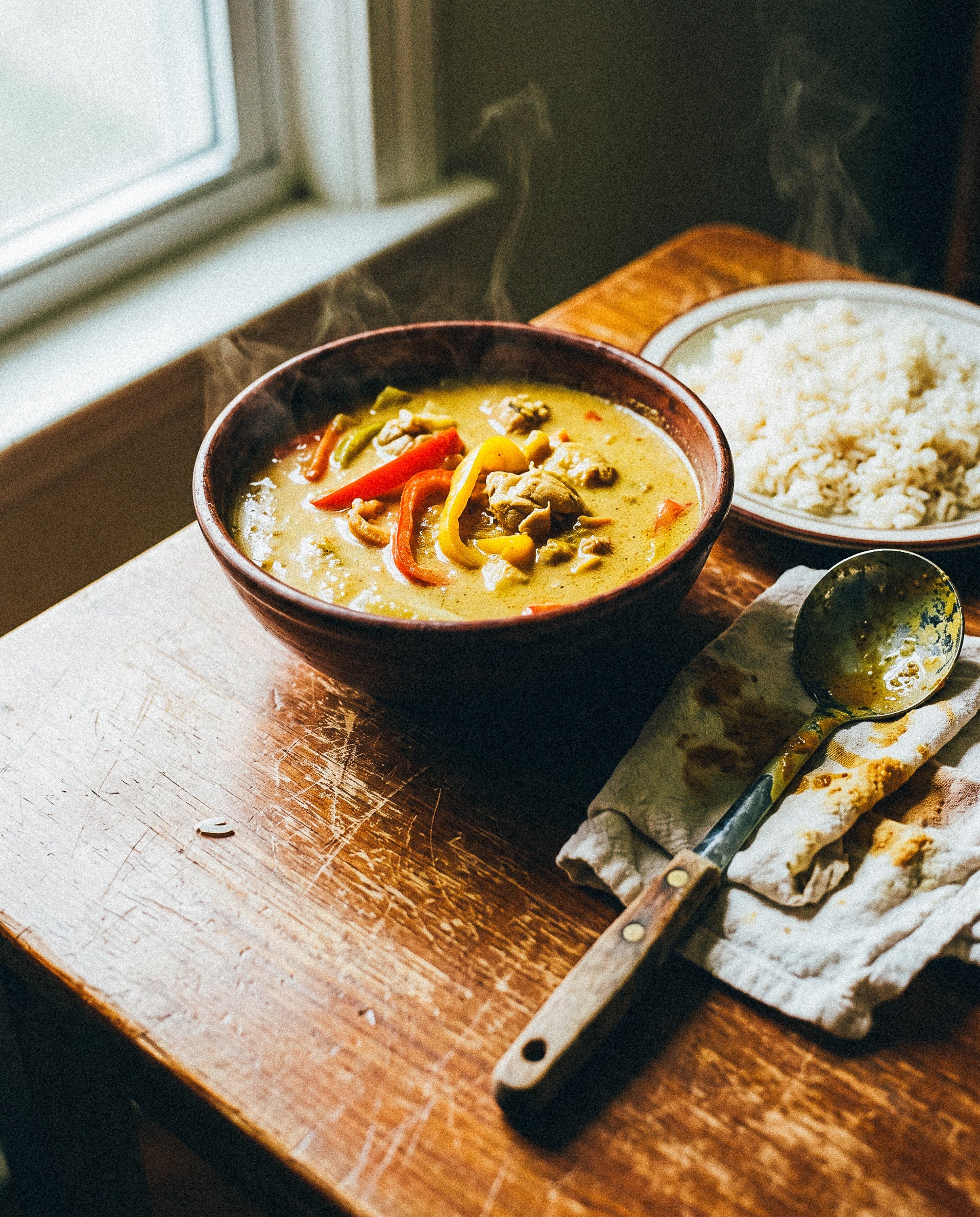 SN4で作る夏に作りたい「鶏むね肉とパプリカの南の島カレー」