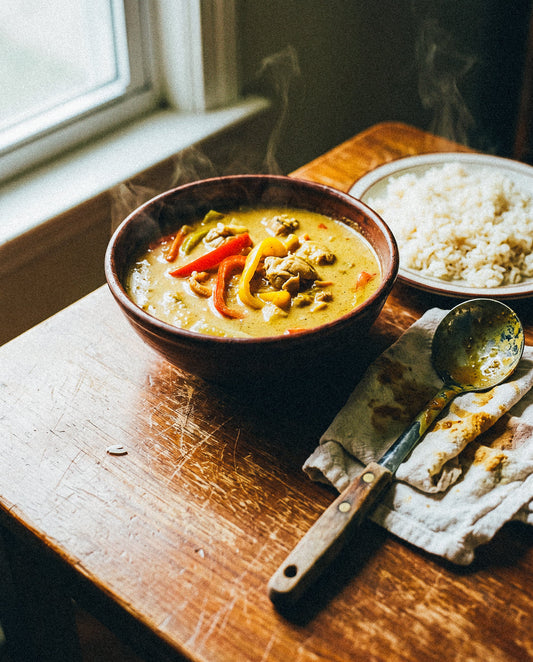 SN4で作る夏に作りたい「鶏むね肉とパプリカの南の島カレー」