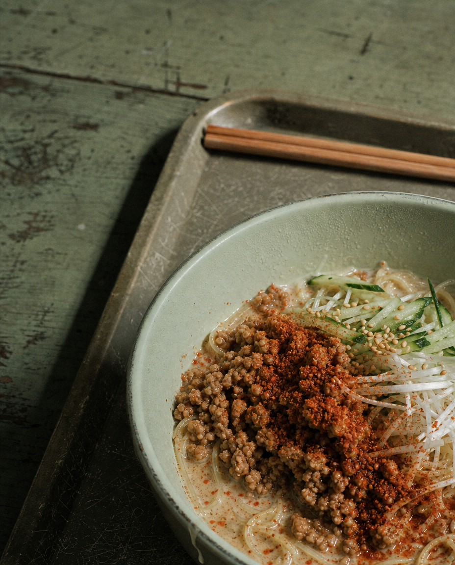 HOT SPICE「痺辛」で作る「冷やし担々麺」